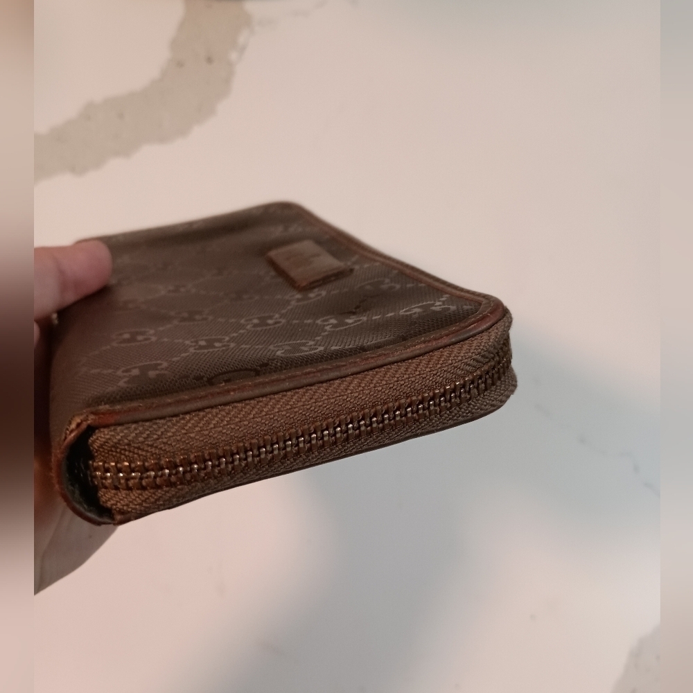 GUCCI Guccissima Bronze Long Wallet - Picture 7 of 15